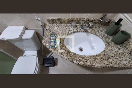 Banheiro de kitnet/studio para alugar com 1 quarto, 19m² em Barcelona, São Caetano do Sul