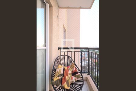 Varanda da Sala de apartamento à venda com 2 quartos, 50m² em Vila Praia, São Paulo