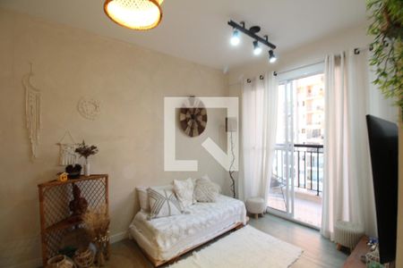 Sala de apartamento à venda com 2 quartos, 50m² em Vila Praia, São Paulo