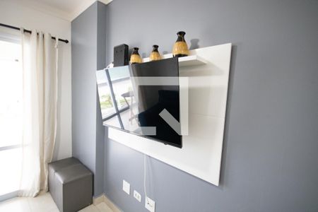 Sala de apartamento para alugar com 1 quarto, 55m² em Vila Caiçara, Praia Grande