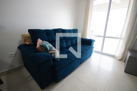 Sala de apartamento para alugar com 1 quarto, 55m² em Vila Caiçara, Praia Grande