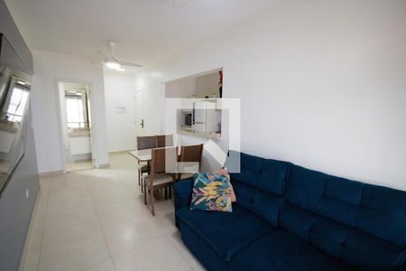 Sala de apartamento para alugar com 1 quarto, 55m² em Vila Caiçara, Praia Grande