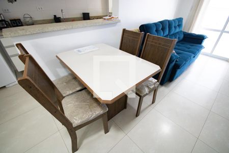 Sala de apartamento para alugar com 1 quarto, 55m² em Vila Caiçara, Praia Grande