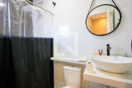 Banheiro da Suíte 1 de casa à venda com 2 quartos, 72m² em Jardim Ipanema, Santo André