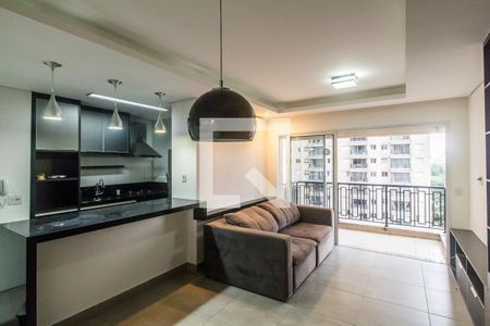 Sala de apartamento à venda com 1 quarto, 51m² em Alphaville Conde Ii, Barueri