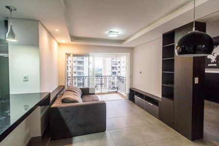 Sala de apartamento à venda com 1 quarto, 51m² em Alphaville Conde Ii, Barueri