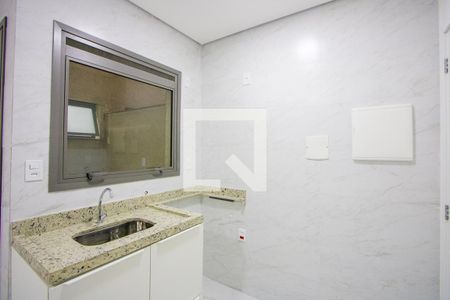 Sala/Cozinha de apartamento à venda com 2 quartos, 74m² em Jardim do Estádio, Santo André