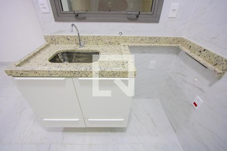 Sala/Cozinha de apartamento à venda com 2 quartos, 74m² em Jardim do Estádio, Santo André