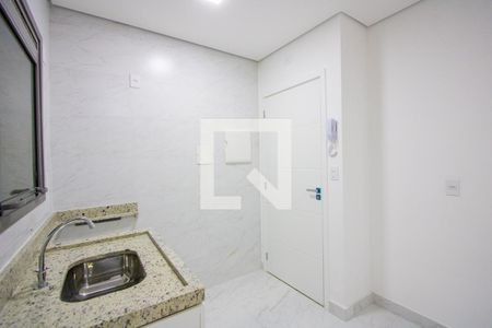 Sala/Cozinha de apartamento à venda com 2 quartos, 74m² em Jardim do Estádio, Santo André
