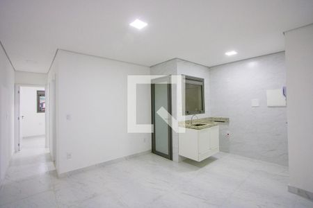 Sala/Cozinha de apartamento à venda com 2 quartos, 74m² em Jardim do Estádio, Santo André