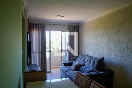 Sala de apartamento para alugar com 2 quartos, 54m² em Chácara São Pedro, Aparecida de Goiânia