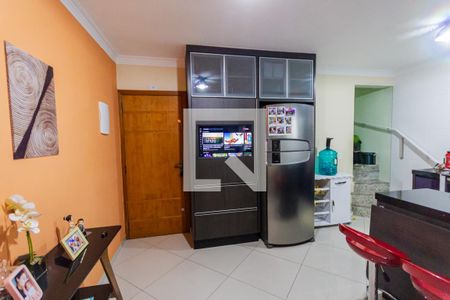 Sala de apartamento à venda com 2 quartos, 98m² em Jardim Santo Alberto, Santo André
