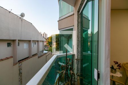 Varanda da Sala de casa de condomínio à venda com 2 quartos, 90m² em Vila Carmosina, São Paulo