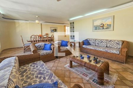 Sala de apartamento para alugar com 3 quartos, 138m² em Sítio Paecara (vicente de Carvalho), Guarujá