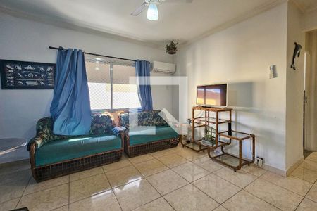 Sala de apartamento para alugar com 2 quartos, 78m² em Balneario Cidade Atlantica, Guarujá