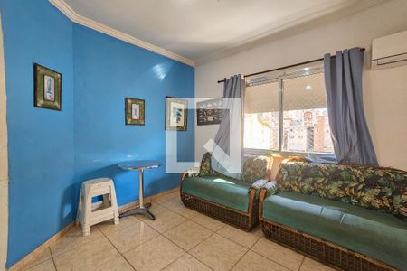 Sala de apartamento para alugar com 2 quartos, 78m² em Balneario Cidade Atlantica, Guarujá