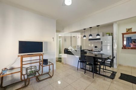 Sala de apartamento para alugar com 2 quartos, 78m² em Balneario Cidade Atlantica, Guarujá