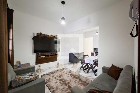 Sala de casa para alugar com 2 quartos, 87m² em Nova Mirim, Praia Grande