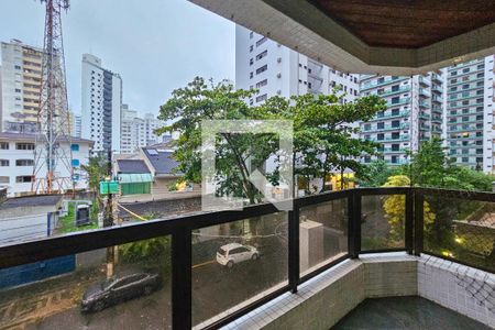 varanda de apartamento para alugar com 3 quartos, 118m² em Barra Funda, Guarujá