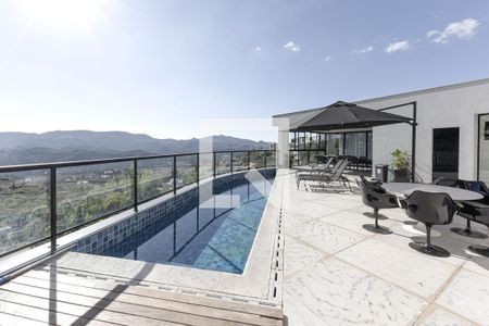 Sacada/Espaço Gourmet de casa de condomínio à venda com 4 quartos, 363m² em Jardim Serrano, Nova Lima