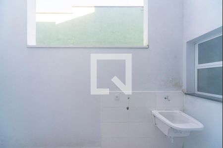 Vista da Sala de apartamento à venda com 2 quartos, 52m² em Vila Eldizia, Santo André