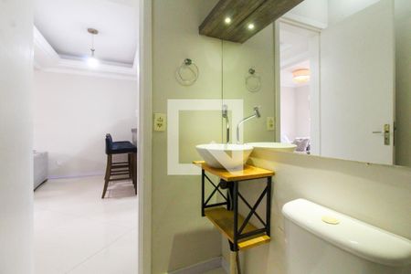 Lavabo de casa de condomínio à venda com 3 quartos, 120m² em Mato Grande, Canoas