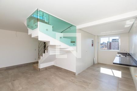 Sala de apartamento à venda com 3 quartos, 116m² em Minas Brasil, Belo Horizonte