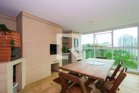 Varanda da Sala de apartamento à venda com 4 quartos, 207m² em Parque do Morumbi, São Paulo