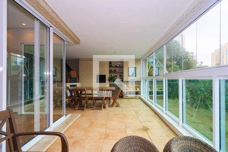 Varanda da Sala de apartamento à venda com 4 quartos, 207m² em Parque do Morumbi, São Paulo