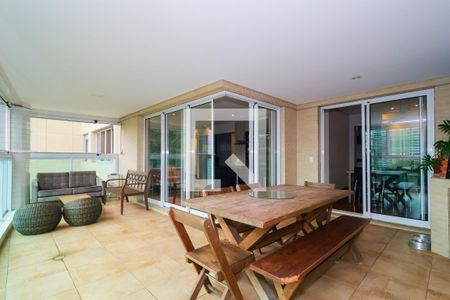Varanda da Sala de apartamento à venda com 4 quartos, 207m² em Parque do Morumbi, São Paulo