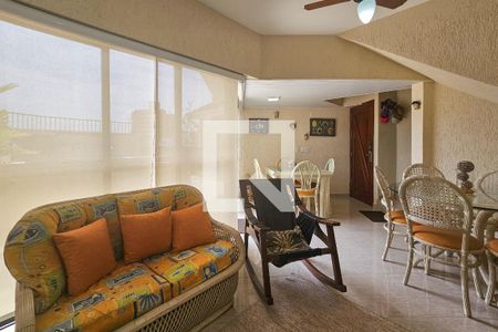 Sala de apartamento para alugar com 3 quartos, 240m² em Balneario Cidade Atlantica, Guarujá