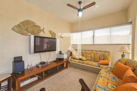 Sala de apartamento para alugar com 3 quartos, 240m² em Balneario Cidade Atlantica, Guarujá