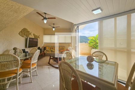 Sala de apartamento para alugar com 3 quartos, 240m² em Balneario Cidade Atlantica, Guarujá