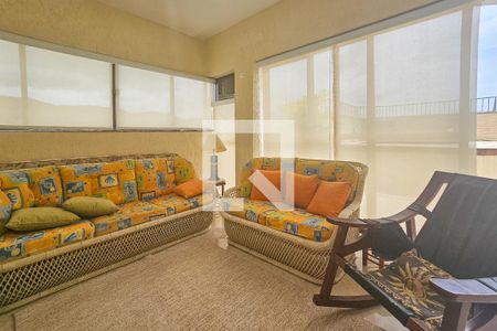 Sala de apartamento para alugar com 3 quartos, 240m² em Balneario Cidade Atlantica, Guarujá