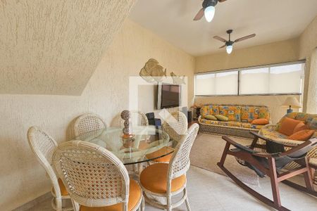 Sala de apartamento para alugar com 3 quartos, 240m² em Balneario Cidade Atlantica, Guarujá