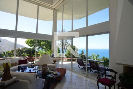 Sala de casa à venda com 4 quartos, 774m² em São Conrado, Rio de Janeiro