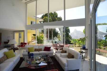 Sala de casa à venda com 4 quartos, 774m² em São Conrado, Rio de Janeiro