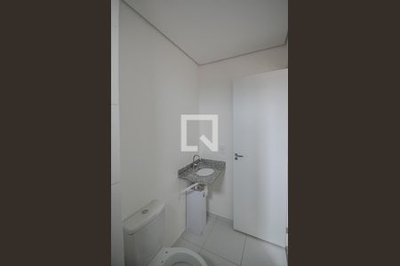 Banheiro de kitnet/studio à venda com 1 quarto, 26m² em Vila Campestre, São Bernardo do Campo