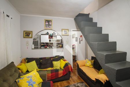 Sala de casa à venda com 3 quartos, 125m² em Conjunto Habitacional Teotonio Vilela, São Paulo