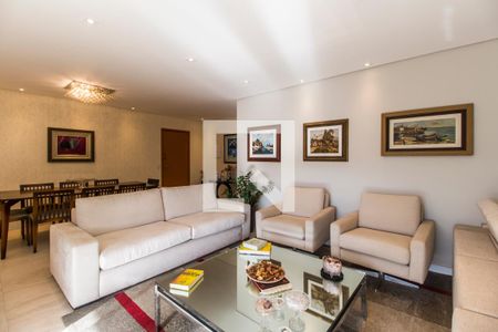 Sala de apartamento à venda com 2 quartos, 116m² em Centro de Apoio I (alphaville), Santana de Parnaíba