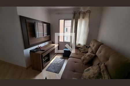 Sala de apartamento à venda com 2 quartos, 50m² em Parque Erasmo Assunção, Santo André