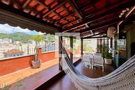 Varanda Sala de apartamento à venda com 3 quartos, 169m² em Laranjeiras, Rio de Janeiro