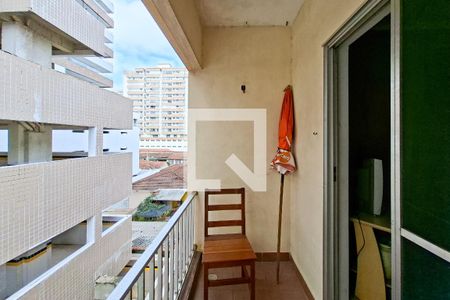 Sacada de apartamento para alugar com 1 quarto, 50m² em Vila Caiçara, Praia Grande