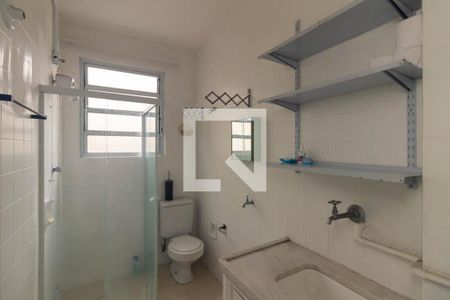 Banheiro de kitnet/studio à venda com 1 quarto, 25m² em Higienópolis, São Paulo