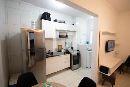 Sala/Cozinha de apartamento para alugar com 1 quarto, 42m² em Nova Mirim, Praia Grande