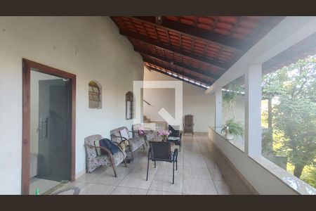 Varanda da Sala de casa à venda com 4 quartos, 874m² em Colonial, Contagem