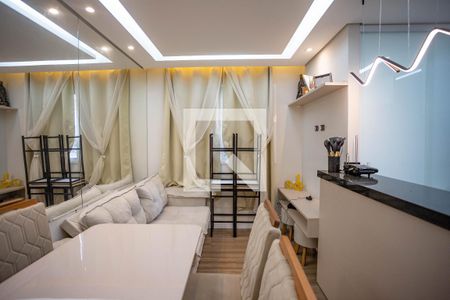 Sala de apartamento à venda com 2 quartos, 43m² em Piraporinha, Diadema