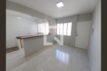 Sala de apartamento para alugar com 1 quarto, 50m² em Centro, São Vicente