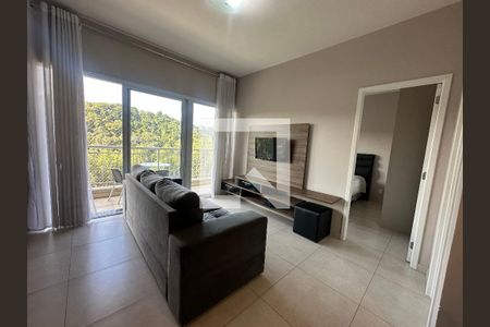 Sala de apartamento para alugar com 1 quarto, 50m² em Residencial Tambore Iii, Santana de Parnaíba