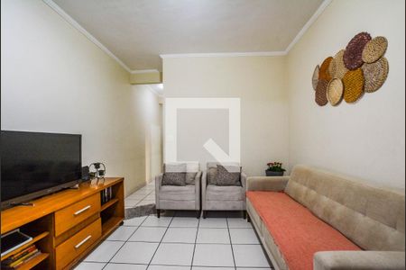 Sala de apartamento para alugar com 3 quartos, 84m² em Vila Alzira, Santo André